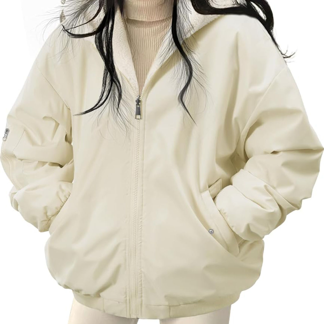 Tuopuda Veste Chaude Réversible en Polaire pour Femme : Un Indispensable de l&rsquo;Hiver